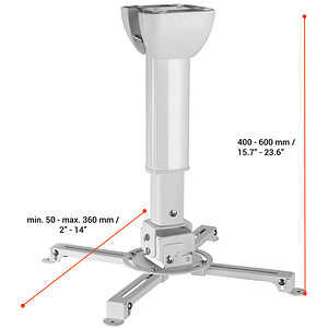 celexon Beamer-Deckenhalterung MultiCel 4060 Pro weiß