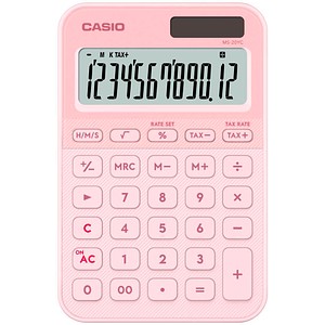 CASIO MS-20YC-LP Taschenrechner hellrosa