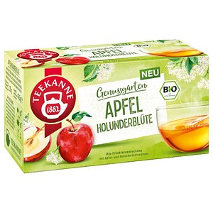 TEEKANNE Genussgarten APFEL HOLUNDERBLÜTE Bio-Tee 18 Portionen