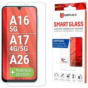 DISPLEX® Smart Glass Display-Schutzglas für Samsung Galaxy A16, Galaxy A17, Galaxy A26