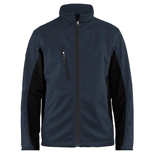 BLAKLÄDER® unisex Softshelljacke 4950 marineblau, schwarz Größe M