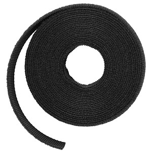 LABEL THE CABLE Klettband ROLL STRAP schwarz