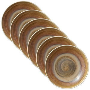HEART & SOUL Suppenteller Perfect Match Cumin hellbraun Ø 28,0 cm, 6 St.