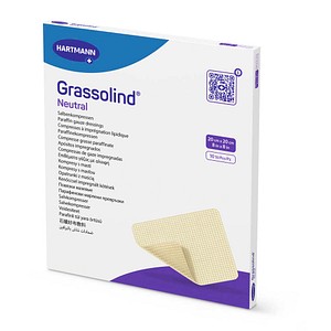 HARTMANN Salbenkompressen Grassolind® 4993150 beige 20,0 x 20,0 cm, 10 St.