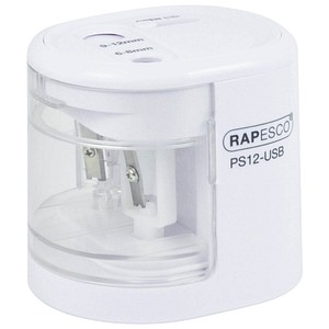 RAPESCO® elektrischer Anspitzer PS12 weiß