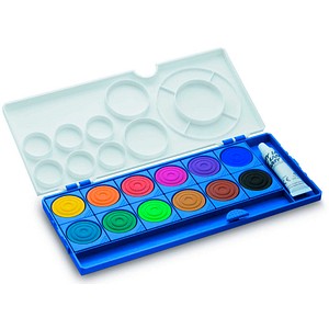 LAMY aquaplus blau Wasserfarbkasten 12 Farben