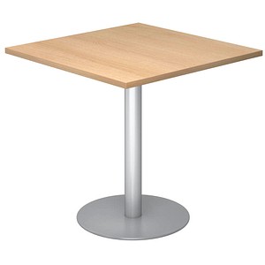 HAMMERBACHER Bistrotisch quadratisch Spanplatte eiche 80,0 x 80,0 x 74,5 cm, 1 St.
