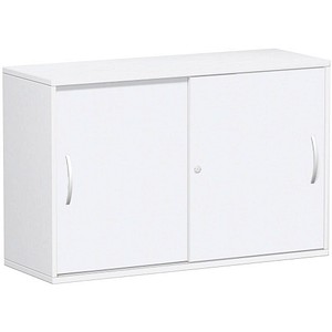 geramöbel Schiebetürenschrank Flex, S-312253-WW weiß 1 Fachboden 120,0 x 42,5 x 79,8 cm