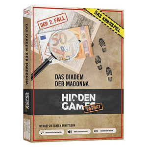HIDDEN GAMES Tatort Krimispiel Fall 2 Das Diadem der Madonna Escape-Room Spiel, 1 St.