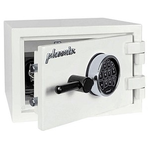phoenix Tresor FORTRESS Sicherheitsstufe S2 nach EN14450 mit Feuerschutz signalweiß 37,0 x 31,0 x 25,0 cm