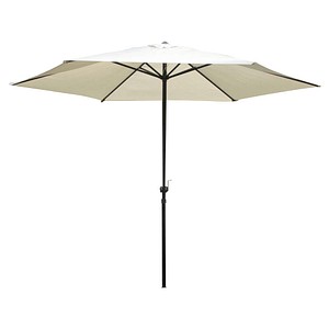 Garden Pleasure Sonnenschirm Garden Pleasure sechseckig, creme Ø 300,0 cm, 1 St.
