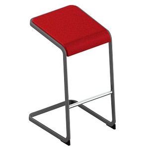 Quadrifoglio Barhocker C-STOOL OCSTOA01/2IZX rot, 1 St.