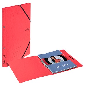 VON LEITZ Ringbuch 2-Ringe rot 2,5 cm DIN A4, 1 St.