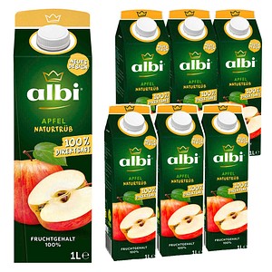 albi® Direktsaft Apfel 6x 1,0 l
