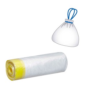Müllbeutel 30,0 l transparent 10,0 µm, 3x 40 St.