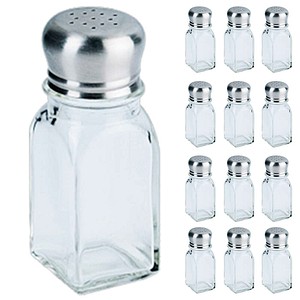 contacto Salz- und Pfefferstreuer transparent, 12 St.