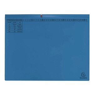 Exacompta Hängehefter Exaflex Karton blau DIN A4 2x Amtsheftung, 25 St.