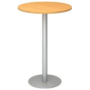 HAMMERBACHER Stehtisch rund Spanplatte buche 80,0 x 80,0 x 111,6 cm, 1 St.