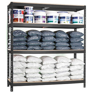 Simonrack Schwerlast-Weitspannregal SIMONFORTE CHIPBOARD 8425437102707 anthrazit 150,0 x 60,0 x 200,0 cm