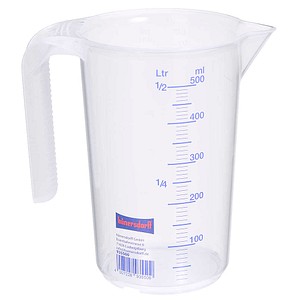 hünersdorff Messbecher transparent
