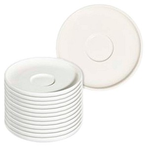 ID Fine Untertassen Mesa Oval weiß Ø 16,0 cm, 12 St.