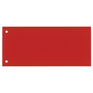 DONAU Trennstreifen DONAU rot, 190 g/qm Karton 23,5 x 10,5 cm, 100 St.