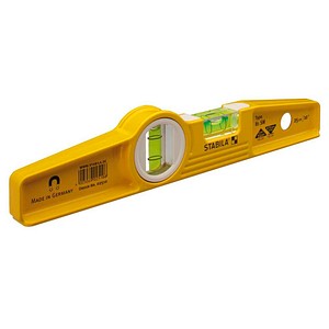 STABILA Wasserwaage Type 81 SM Torpedo magnetisch 2510, Aluminium 25,0 cm