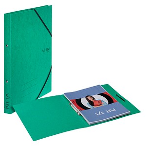 VON LEITZ Ringbuch 2-Ringe grün 2,5 cm DIN A4, 1 St.
