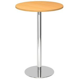 HAMMERBACHER Stehtisch rund Spanplatte buche 80,0 x 80,0 x 111,6 cm, 1 St.