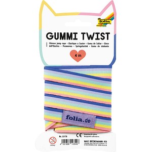 folia RAINBOW Gummitwist mehrfarbig