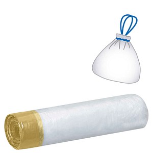 Müllbeutel 60,0 l transparent 11,0 µm, 5x 20 St.