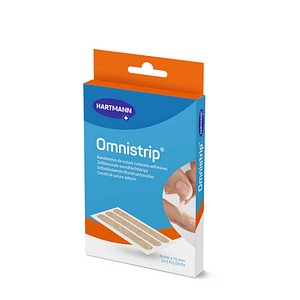 HARTMANN Klammerpflaster Omnistrip® 5400202 beige 0,6 x 7,6 cm, 6 St.