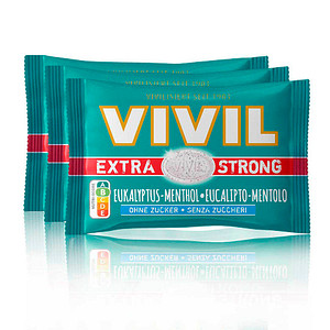 VIVIL® Extra Strong Eukalyptus-Menthol Bonbons 75,0 g, 3 Pack