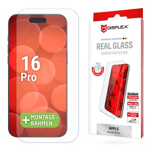 DISPLEX® Real Glass Display-Schutzglas für Apple iPhone 16 Pro