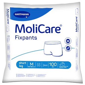 HARTMANN Fixierhose MoliCare® short leg M für Frauen und Männer, 100 St.