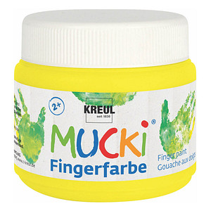 KREUL MUCKI Fingerfarbe neongelb 150,0 ml, 1 St.