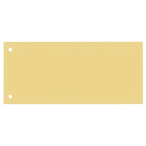 DONAU Trennstreifen DONAU gelb, 190 g/qm Karton 23,5 x 10,5 cm, 100 St.
