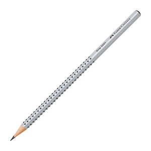 FABER-CASTELL GRIP 2001 Bleistift 2B silber, 1 St.