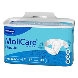 HARTMANN Inkontinenzhosen MoliCare® premium Elastic 6, S unisex für schwere Inkontinenz, 30 St.