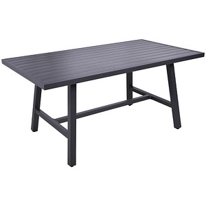 Garden Pleasure Gartentisch DENIA anthrazit rechteckig 160,0 x 89,5 x 75,0 cm