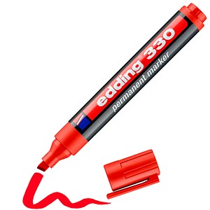edding 330 Permanentmarker rot 1,0 - 5,0 mm, 10 St.