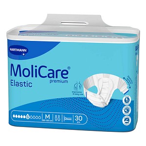 HARTMANN Inkontinenzhosen MoliCare® premium Elastic 6, M unisex für schwere Inkontinenz, 30 St.