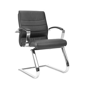 Topstar Besucherstuhl TD Lux 15 8789 A80 schwarz Leder, 1 St.