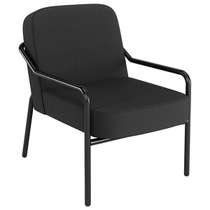 medso powered by PAPERFLOW Sessel MEDSO M Rund anthrazit schwarz Kunststoff 58,0 x 74,3 x 73,6 cm, 1 St.