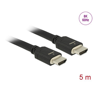 DeLOCK Ultra High Speed HDMI Kabel 8K 60 Hz 5,0 m schwarz, 1 St.