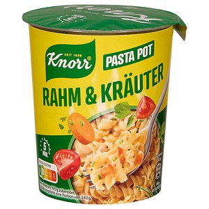 Knorr® PASTA SNACK RAHM&KRÄUTER Fertiggericht 1 St., 1 St.