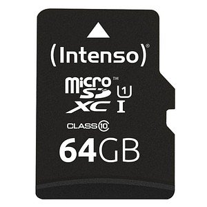 Intenso Speicherkarte microSDXC-Card PREMIUM 64 GB