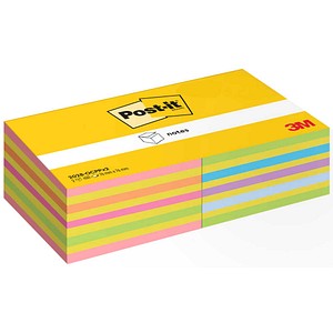Post-it® Haftnotizen farbsortiert, 2 Würfel