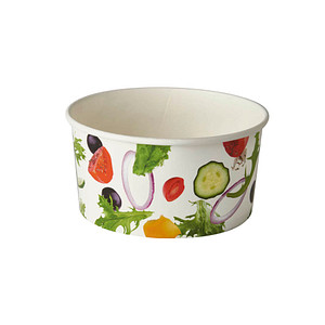 STARPAK Einweg-Salatschalen weiß Ø 15,0 cm, 45 St.