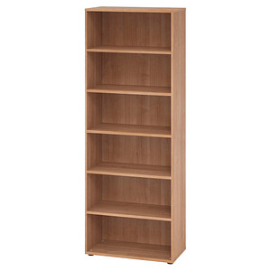 HAMMERBACHER Aktenregal 968RE nussbaum 80,0 x 40,0 x 215,6 cm, 1 St.